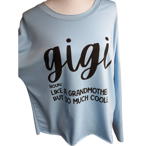 Women's GiGi Grandma Sweatershirt Top Size M - Picture 2 of 10
